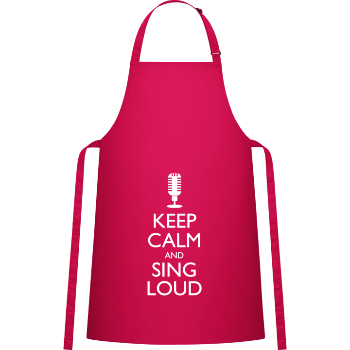 Keep Calm And Sing Loud Delantal de cocina contain pic