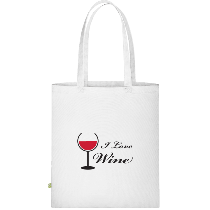 I Love Wine Väska av tyg contain pic