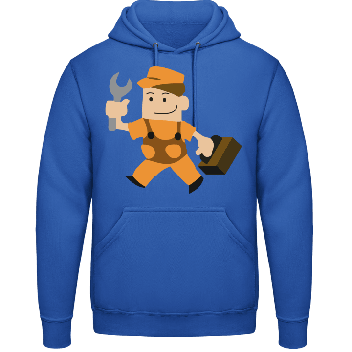 Car Mechanic Illustration Hoodie contain pic