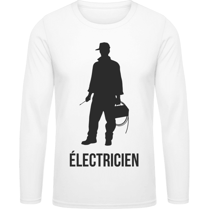 Électricien Silhouette Camicia a maniche lunghe 0 image