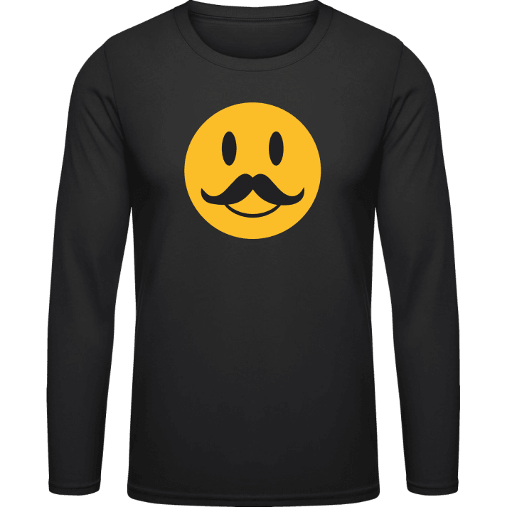 Mustache Smiley T-shirt à manches longues 0 image
