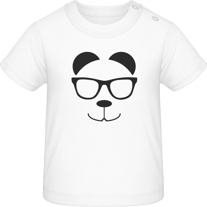Panda Bear Nerd Camiseta de bebé 0 image