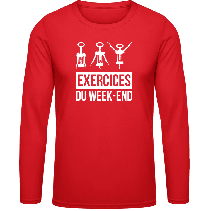 Exercises du week-end Langarmshirt contain pic