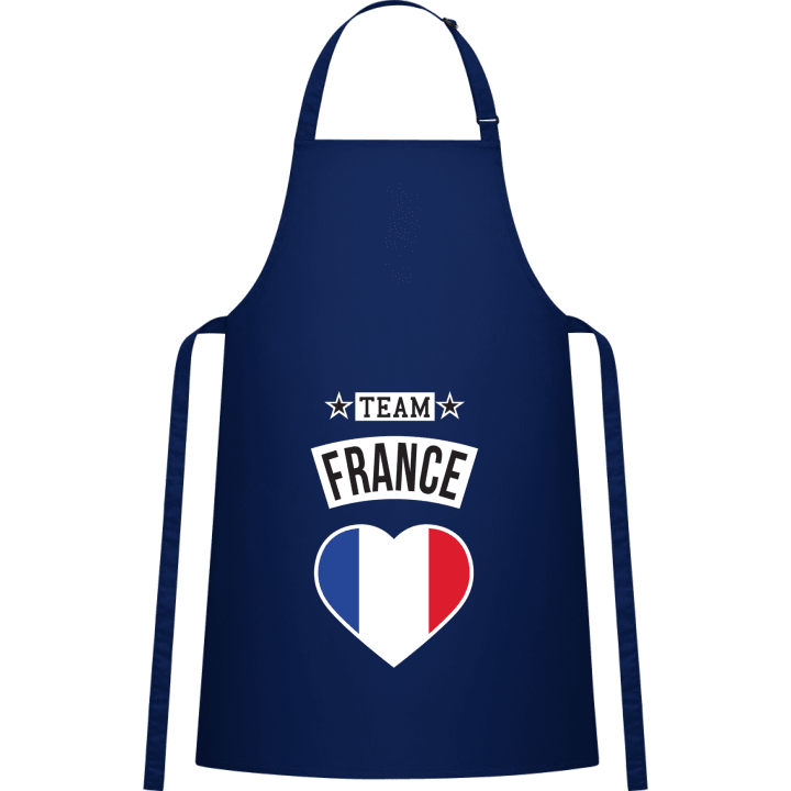 Team France Heart Kitchen Apron contain pic