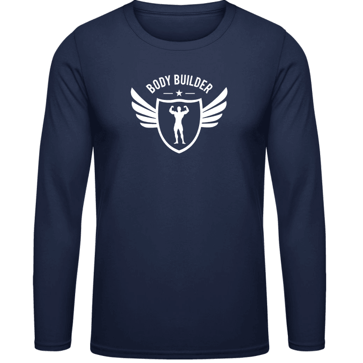 Body Builder Winged Long Sleeve Shirt contain pic