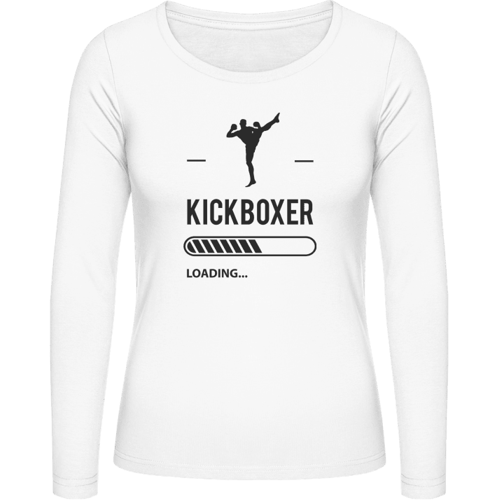 Kickboxer Loading Langermet skjorte for kvinner contain pic