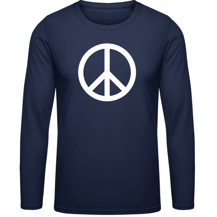 Peace Sign Logo Långärmad skjorta contain pic