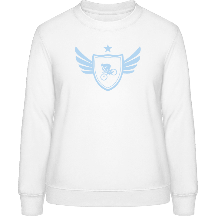 Mountain Bike Star Winged Sweatshirt för kvinnor contain pic