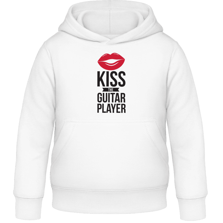 Kiss The Guitar Player Felpa con cappuccio per bambini contain pic