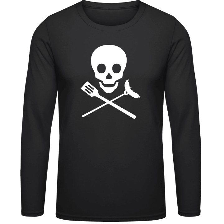 BBQ Skull Long Sleeve Shirt contain pic