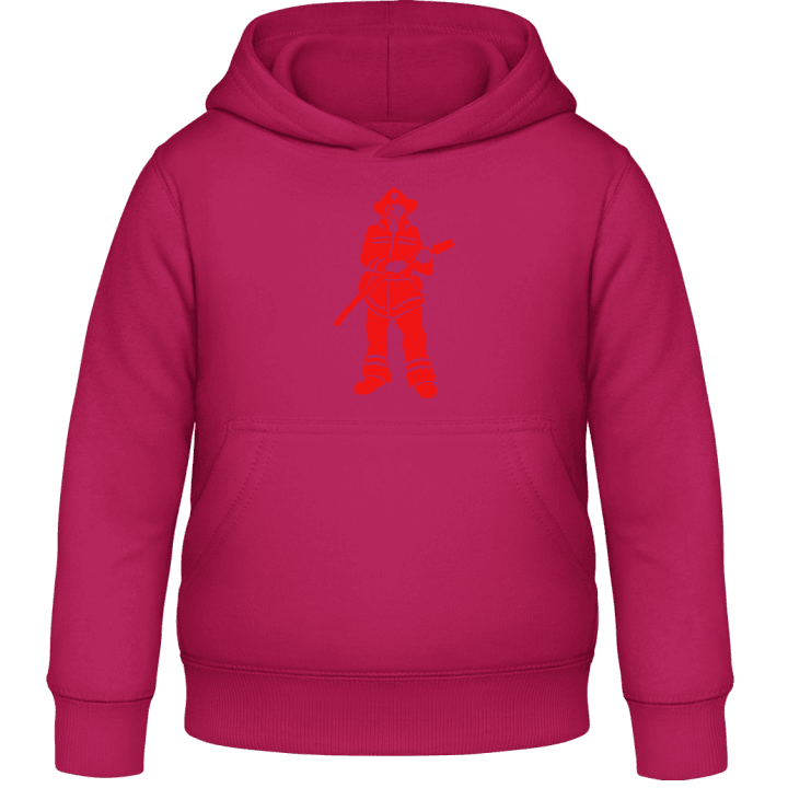 Firefighter positive Kids Hoodie contain pic