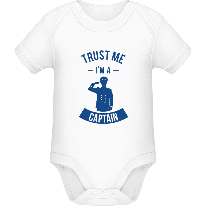 Trust Me I'm A Captain Baby romper kostym contain pic