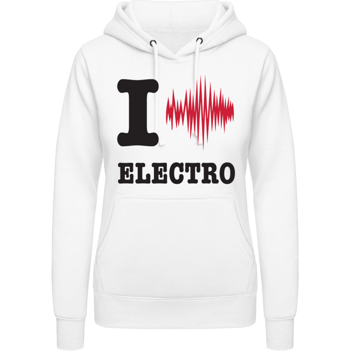 I Love Electro Sudadera con capucha para mujer contain pic