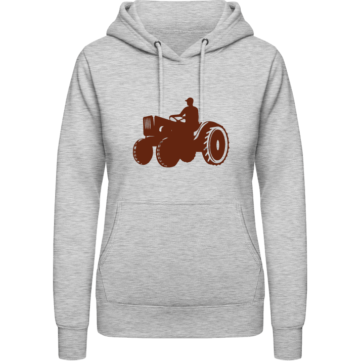 Farmer With Tractor Vrouwen Hoodie contain pic