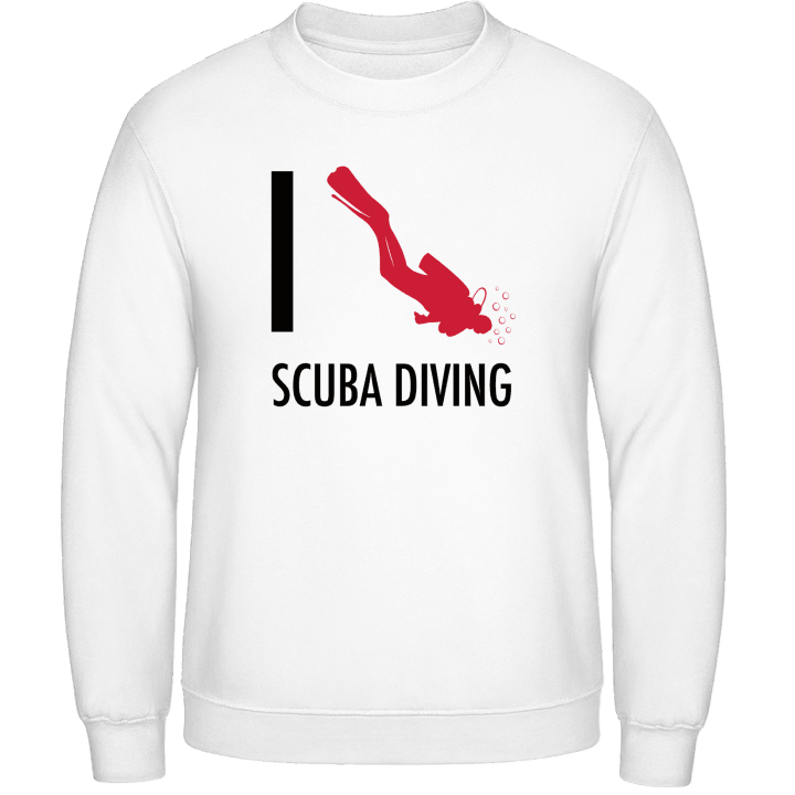 I Love Scuba Diving Tröja contain pic