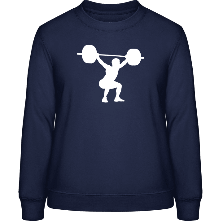 Weightlifter Frauen Sweatshirt contain pic