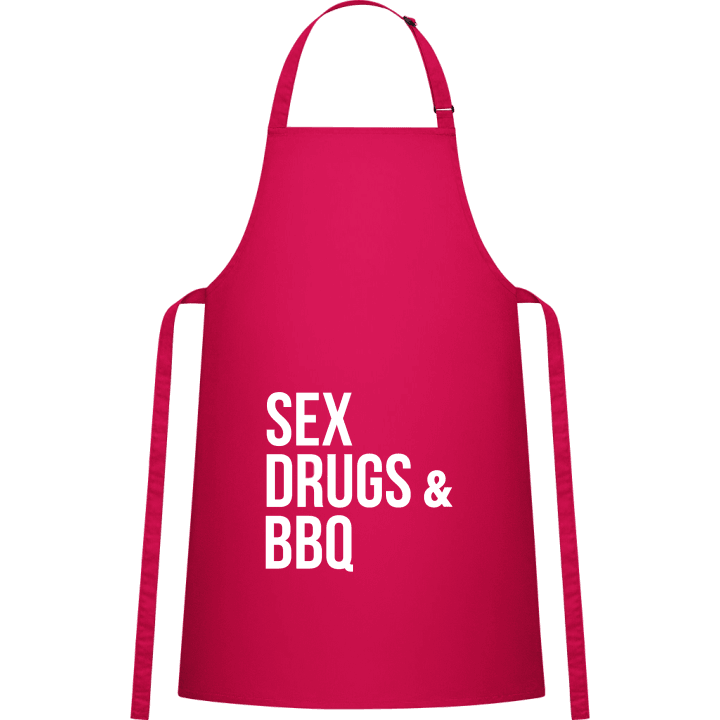 Sex Drugs And BBQ Delantal de cocina contain pic