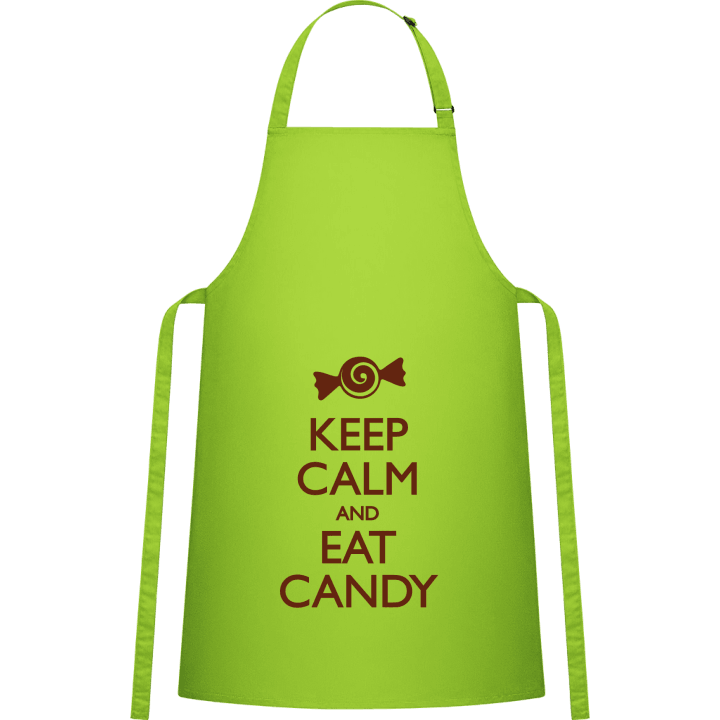 Keep Calm and Eat Candy Delantal de cocina contain pic