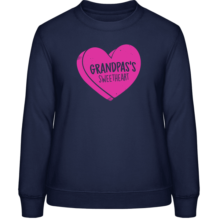 Grandpa's Sweetheart Vrouwen Sweatshirt contain pic
