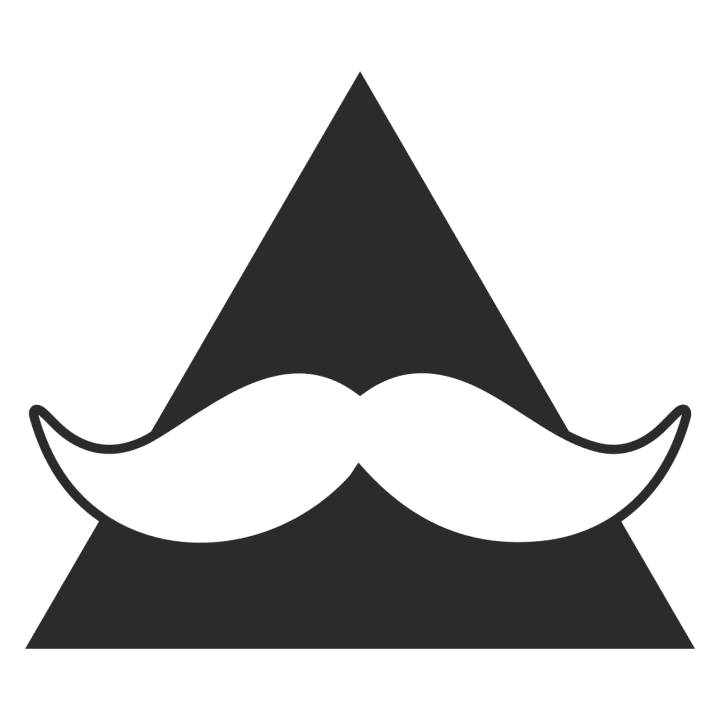 Mustache Triangle T-skjorte 0 image