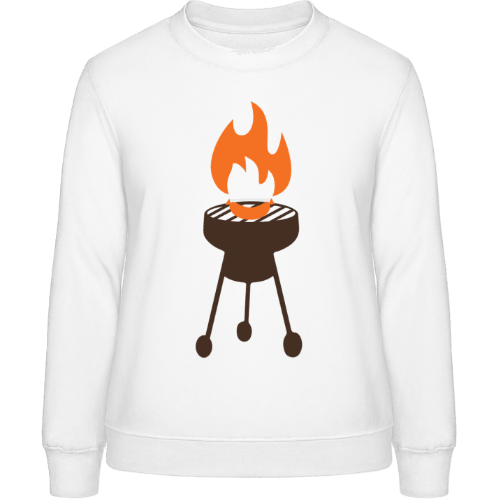 Grill on Fire Vrouwen Sweatshirt contain pic
