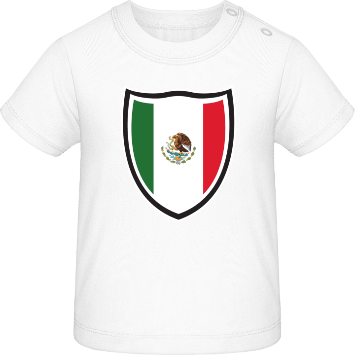 Mexico Flag Shield T-shirt för bebisar contain pic