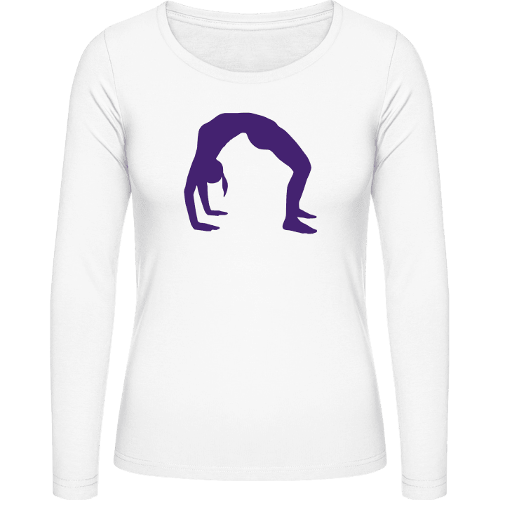 Yoga Woman Langermet skjorte for kvinner contain pic