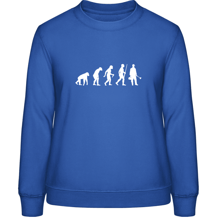 Plumber Evolution Sweatshirt för kvinnor contain pic
