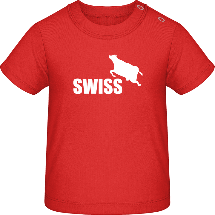 Swiss Cow T-shirt bébé contain pic
