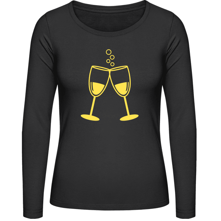 Clink Glasses Chears Vrouwen Lange Mouw Shirt 0 image