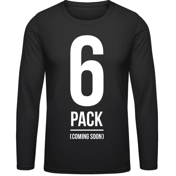 6 Pack Coming Soon Langarmshirt contain pic