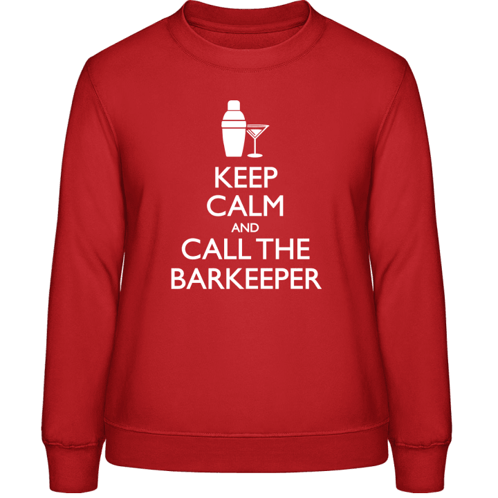 Keep Calm And Call The Barkeeper Vrouwen Sweatshirt contain pic