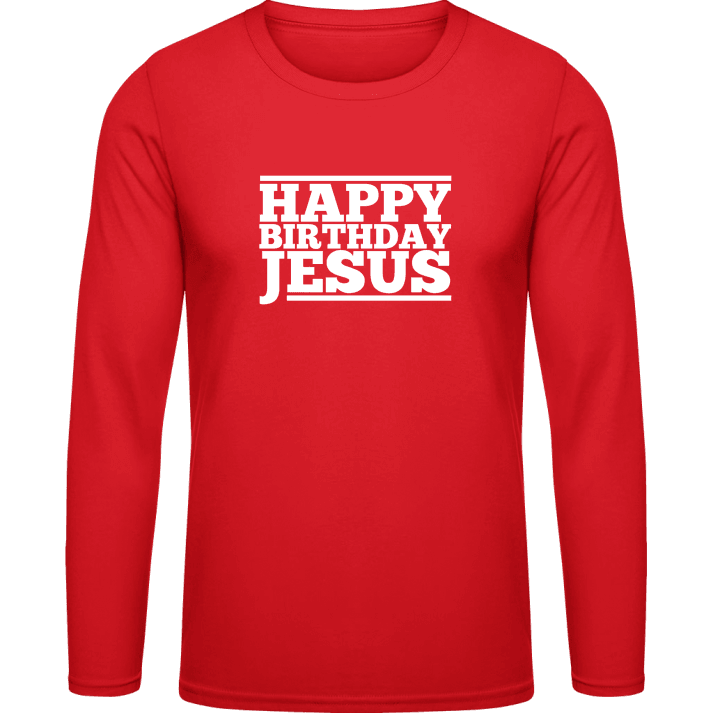 Birthday Jesus Christmas T-shirt à manches longues contain pic