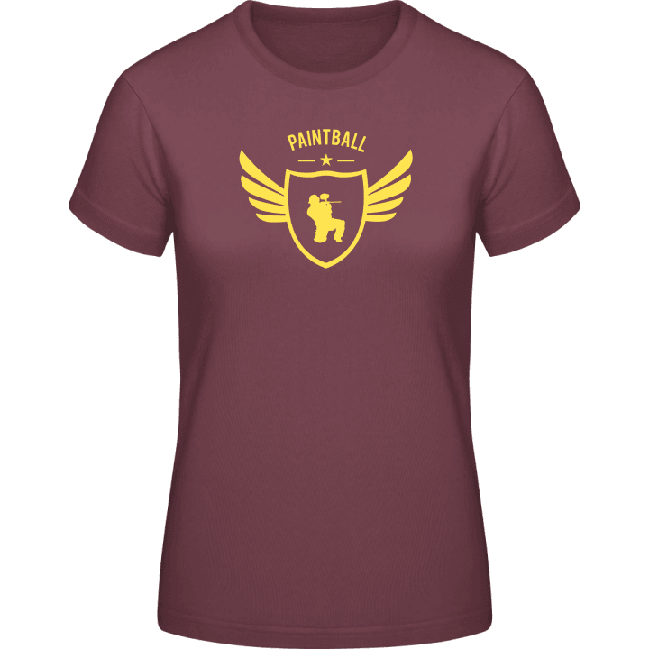 Paintball Winged T-skjorte for kvinner contain pic