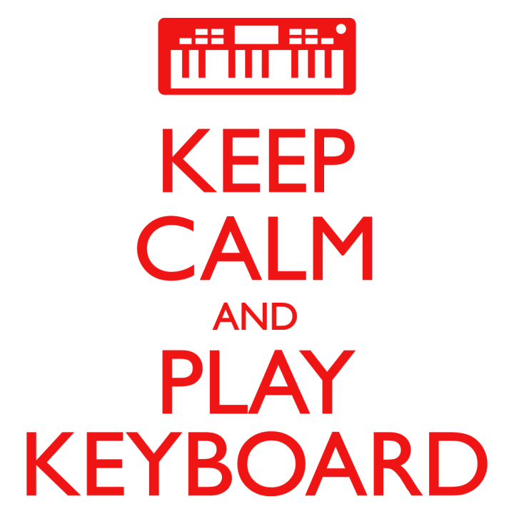 Keep Calm And Play Keyboard T-shirt à manches longues 0 image
