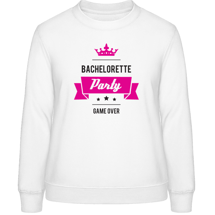 Bachelorette Party Game Over Vrouwen Sweatshirt contain pic
