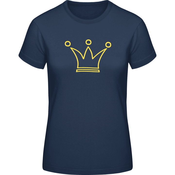 Crown Outline T-shirt pour femme contain pic