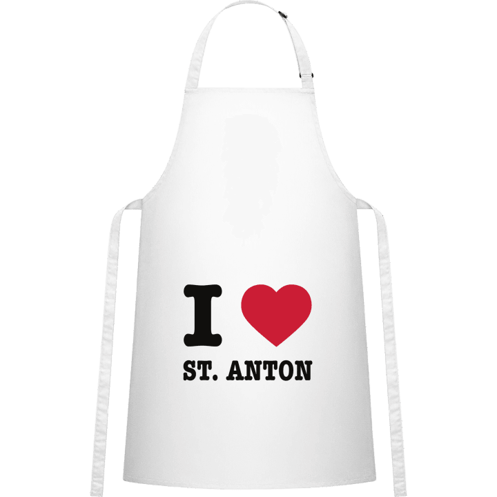 I Love St. Anton Kitchen Apron contain pic