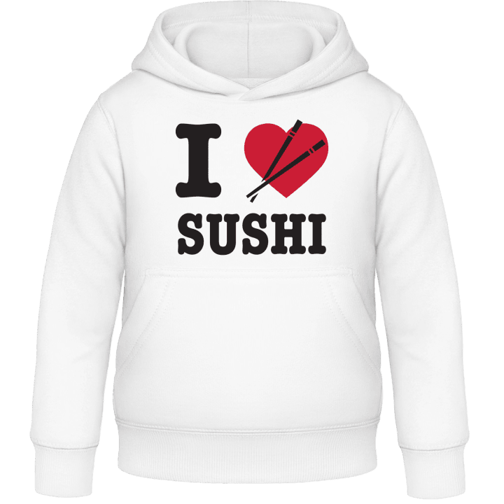 I Love Sushi Sweat à capuche pour enfants contain pic