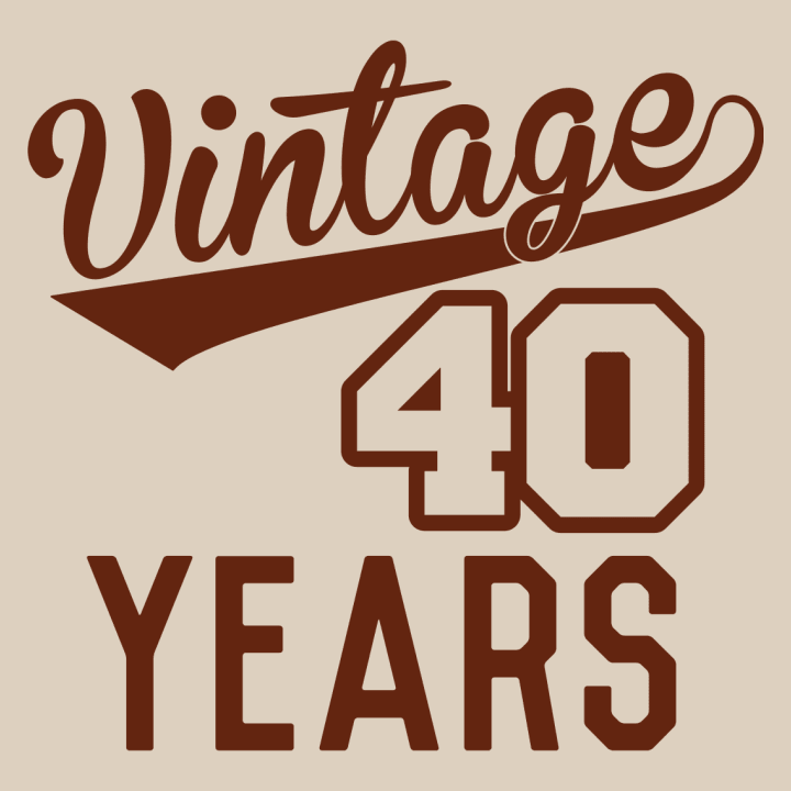 Vintage 40 Years Cloth Bag 0 image