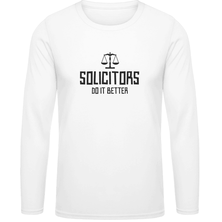 Solicitors Do It Better Shirt met lange mouwen contain pic