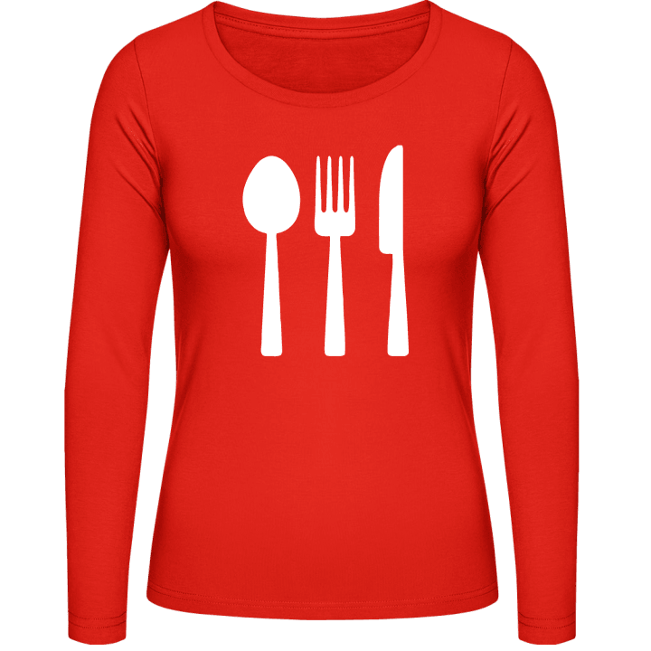 Cutlery Camisa de manga larga para mujer contain pic