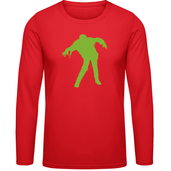 Zombie Silhouette Long Sleeve Shirt 0 image