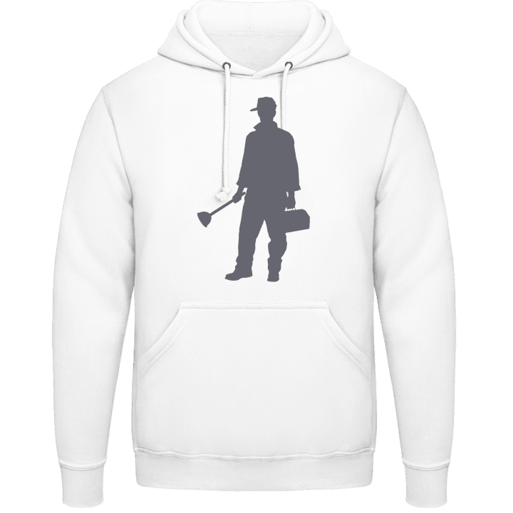 Plumber Silhouette Hoodie contain pic