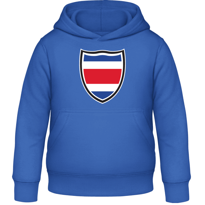 Costa Rica Flag Shield Kids Hoodie contain pic