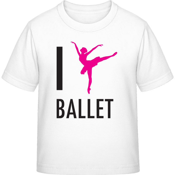 I Love Ballet T-skjorte for barn contain pic