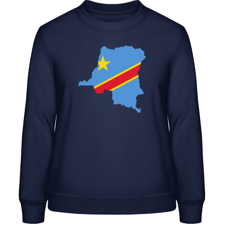 Kongo Map Sweatshirt för kvinnor contain pic