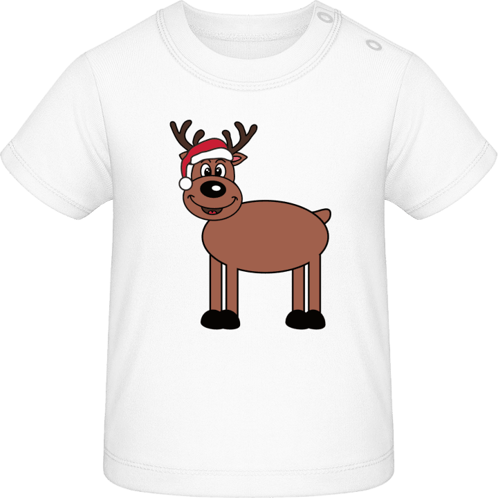Funny Christmas Reindeer Baby T-Shirt 0 image