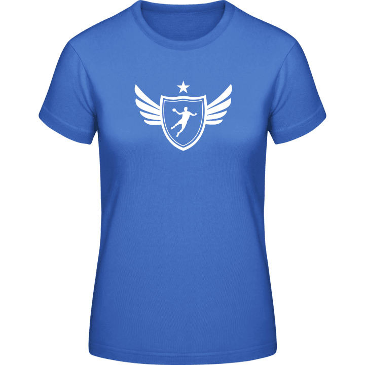 Handball Star Player Winged Frauen T-Shirt contain pic