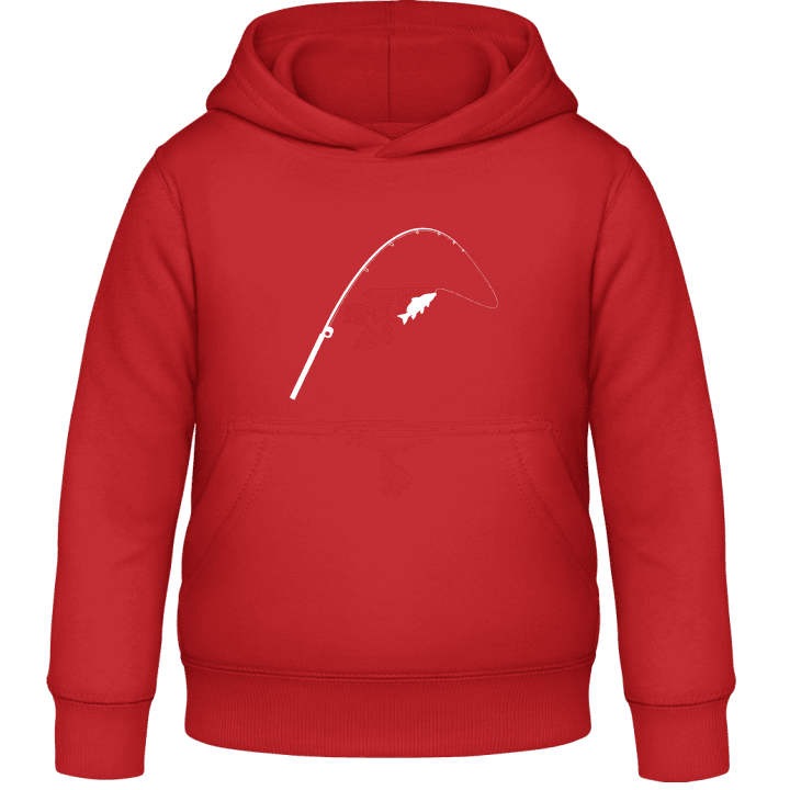 Rod and Line with Fish Kids Hoodie 0 image